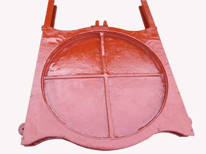 DN1200mm鑄鐵鑲銅圓閘門